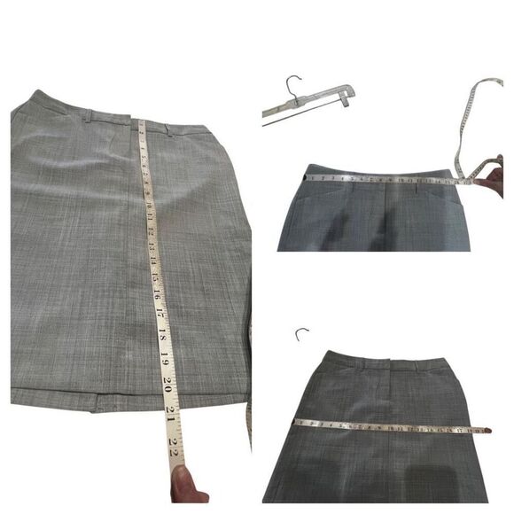 Express Gray A Line Gray Skirt Sz 6 NWT - Picture 8 of 8